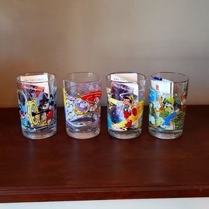 Set of 4 Disney 100 years of Magic glasses